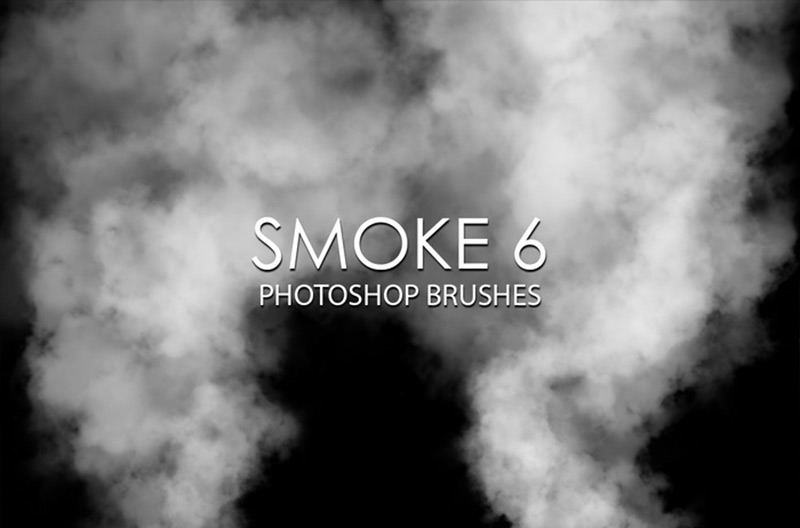15種類の高解像度の煙・スモークブラシセット